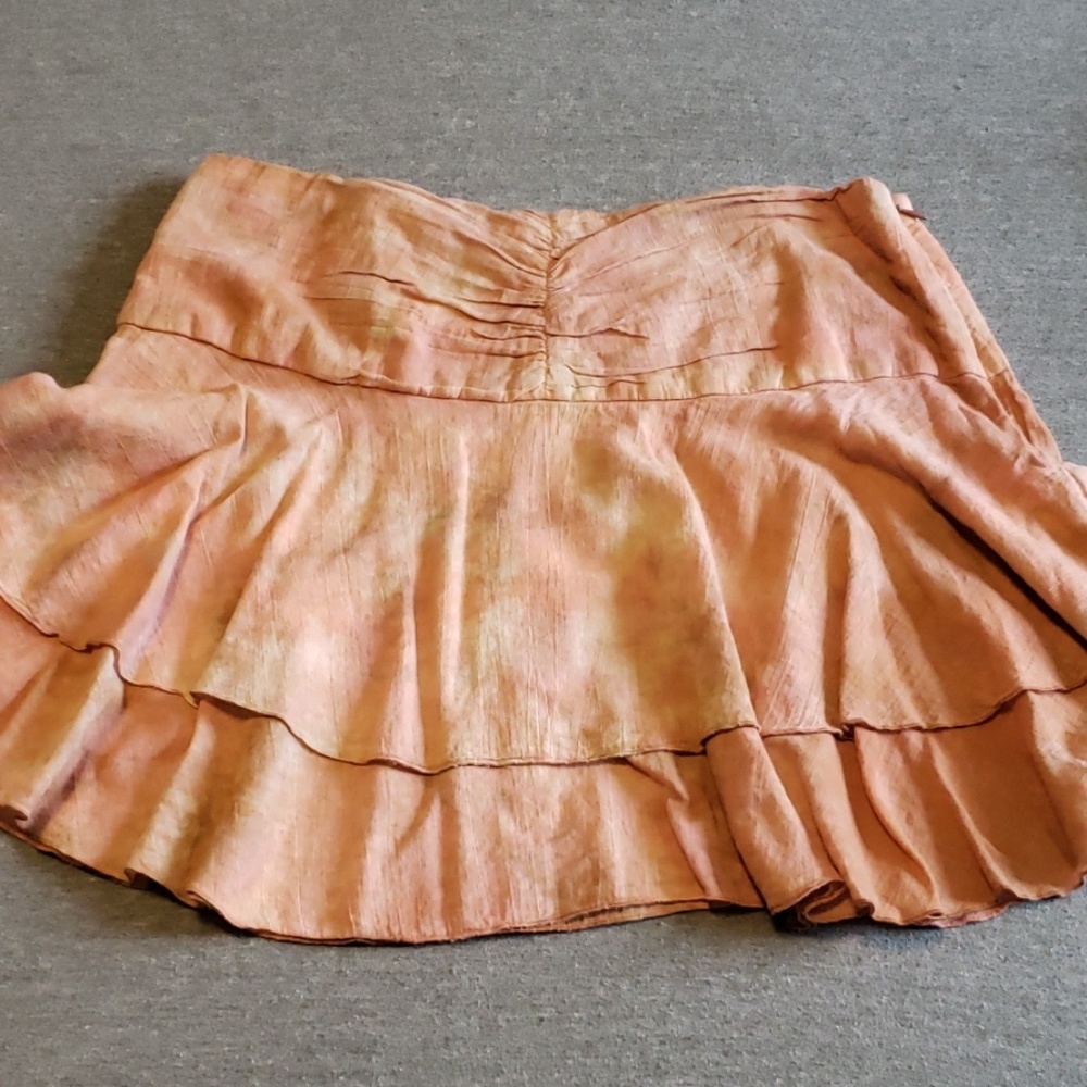 Lux boho tie dye cotton skirt